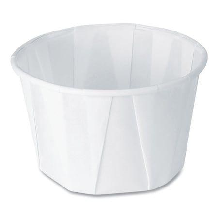Solo Cup, Paper Souffle, 2 oz., White, PK5000 SCC 200